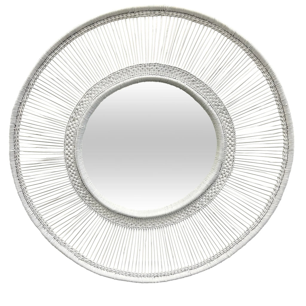 Malawi Mirror Frame [White]