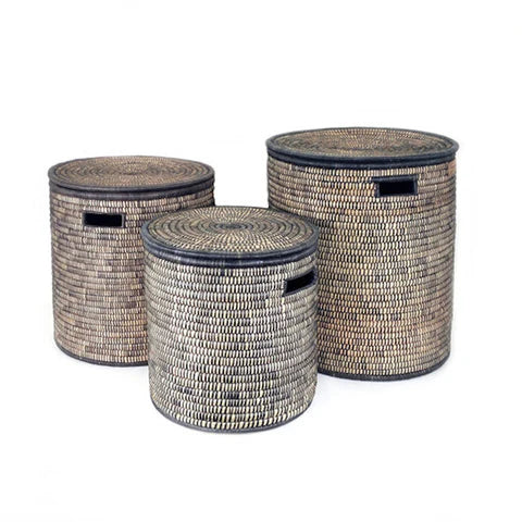 Malawi Basket Black