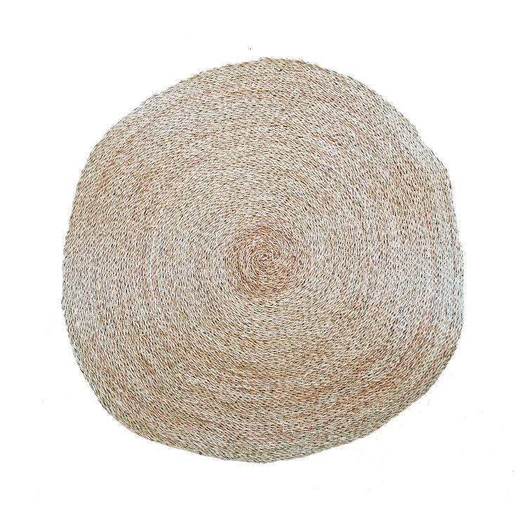 Round Woven Grass Rug