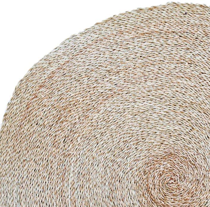 Round Woven Grass Rug