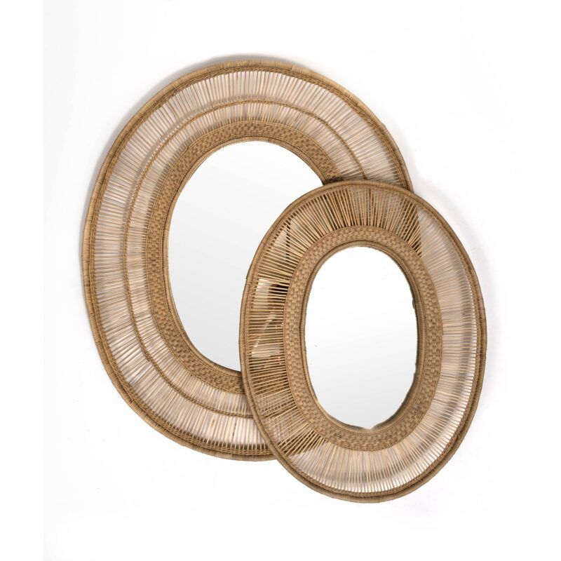 Malawi Oval Mirror