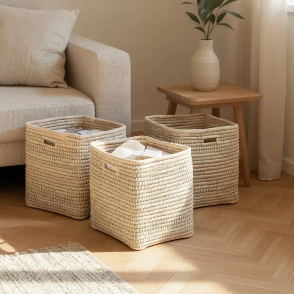 Square Woven Storage Basket