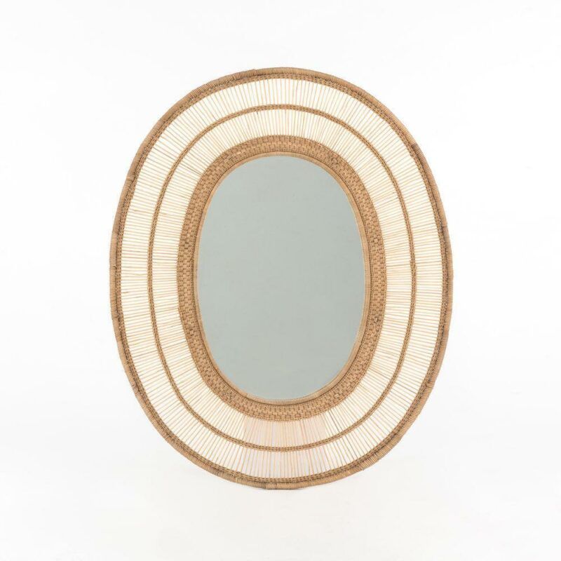 Malawi Oval Mirror