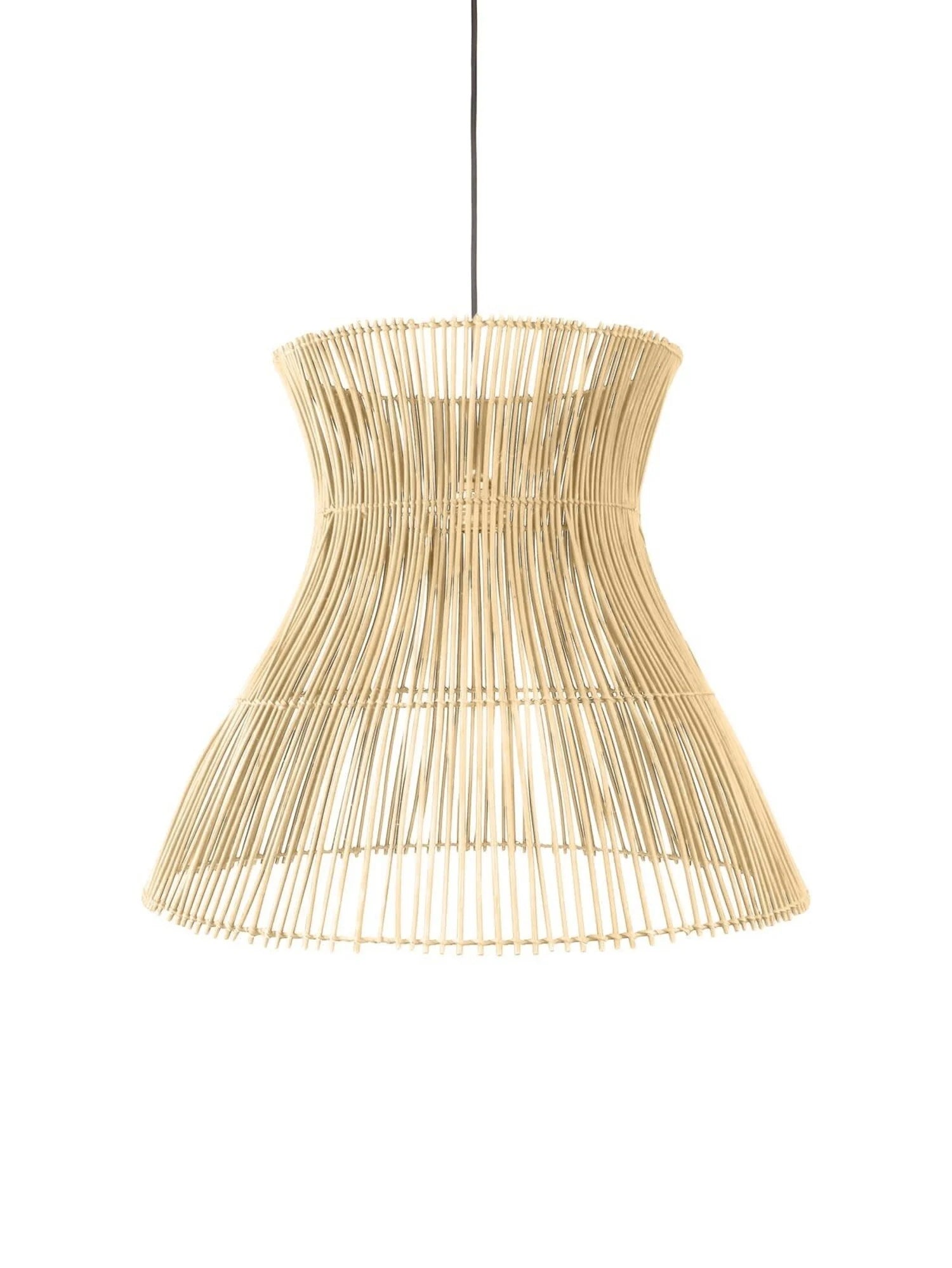 Halo rattan hanging lamp - natural