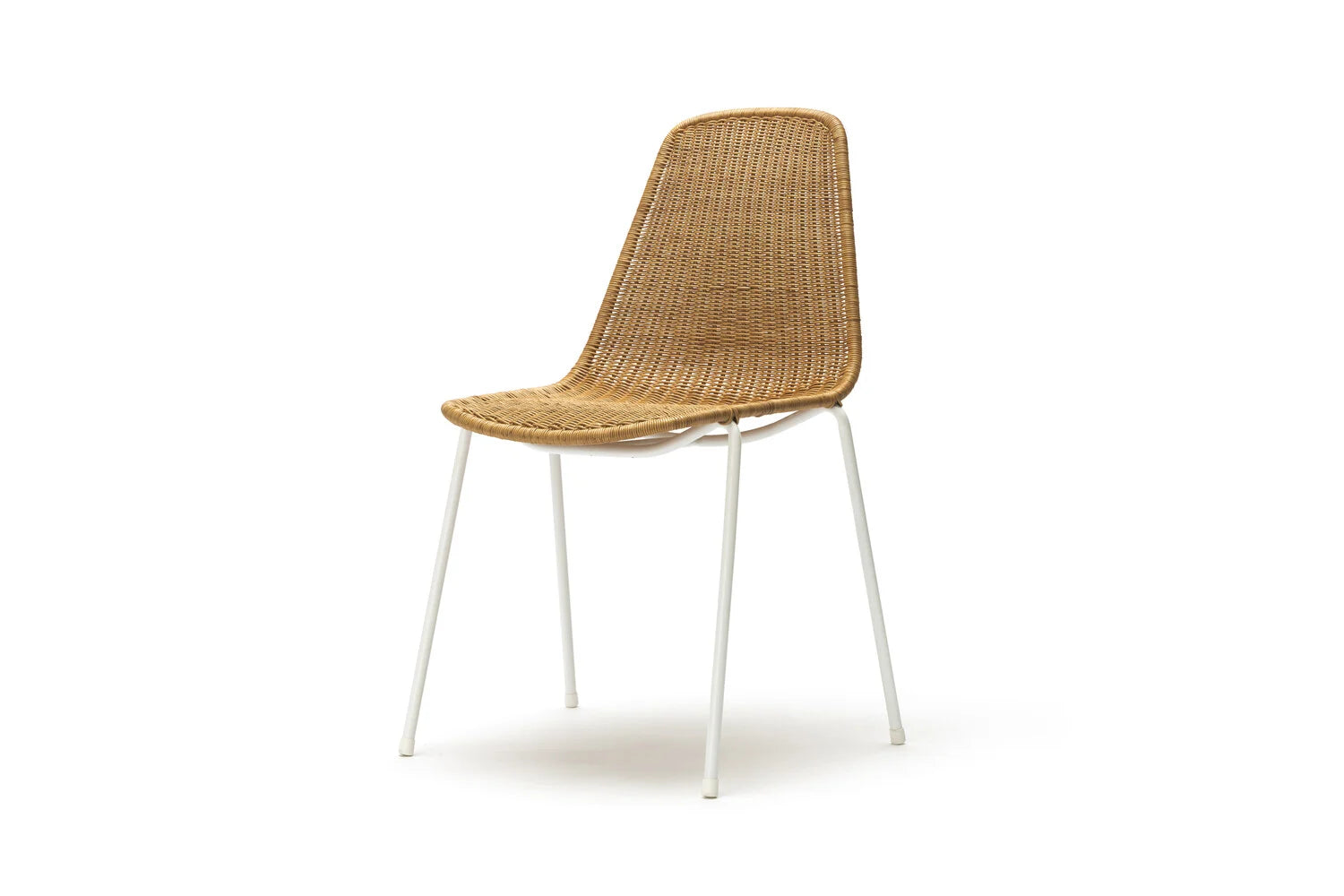 Basket chair indoor - white frame