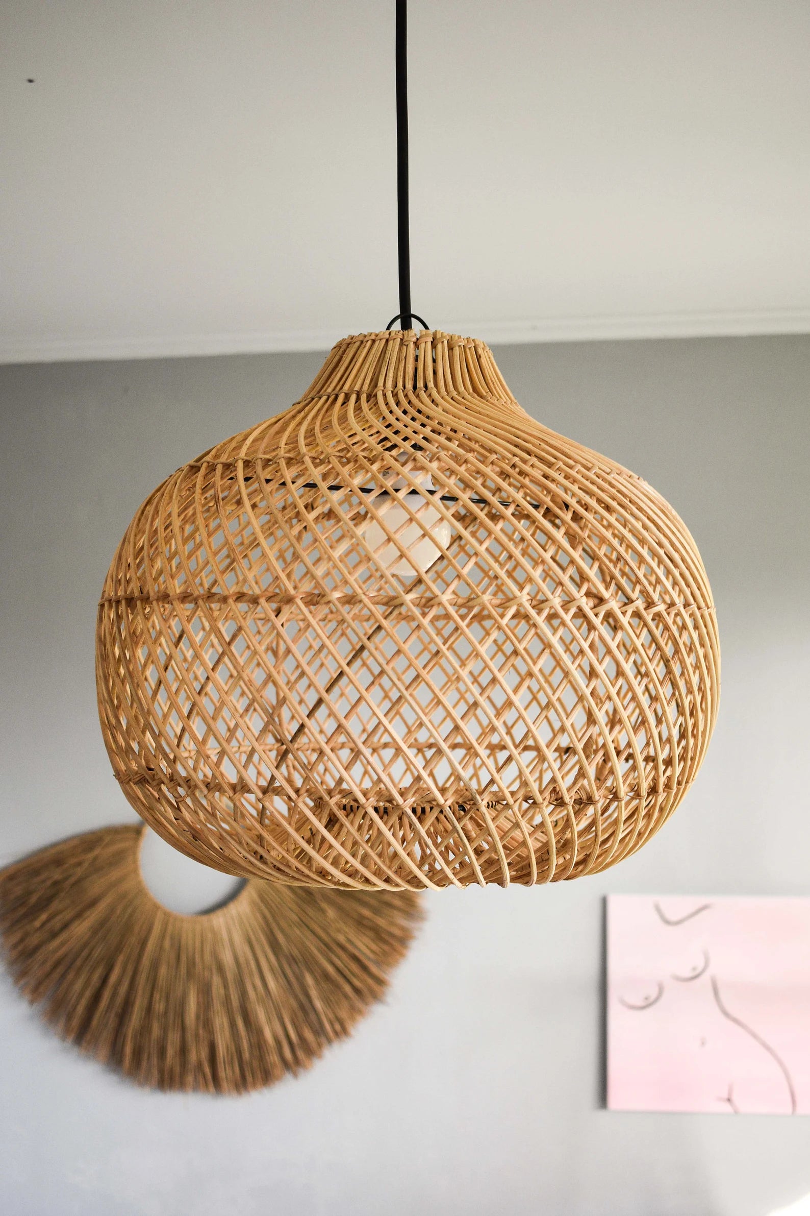 KANAWA WICKER LAMPSHADE